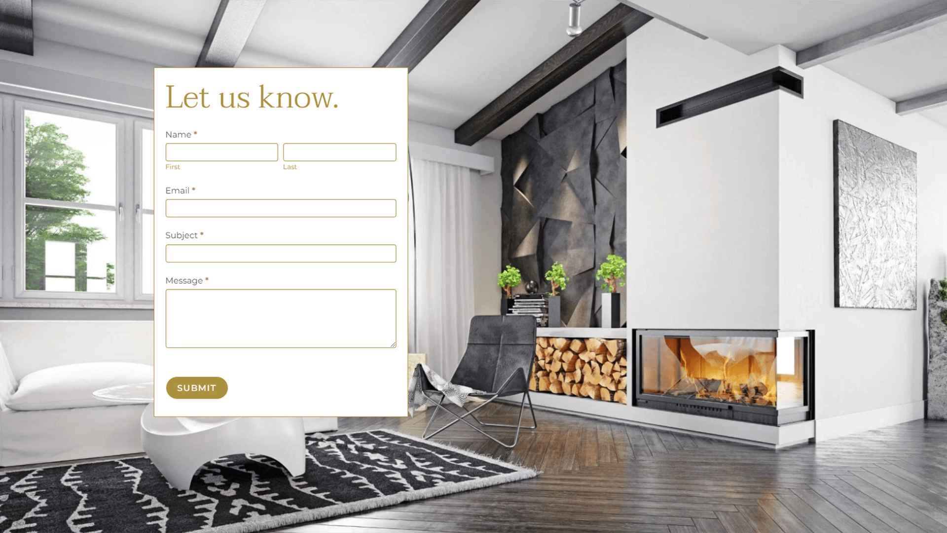 An example of a "coming soon" banner that shows an opportunity for email signups.
